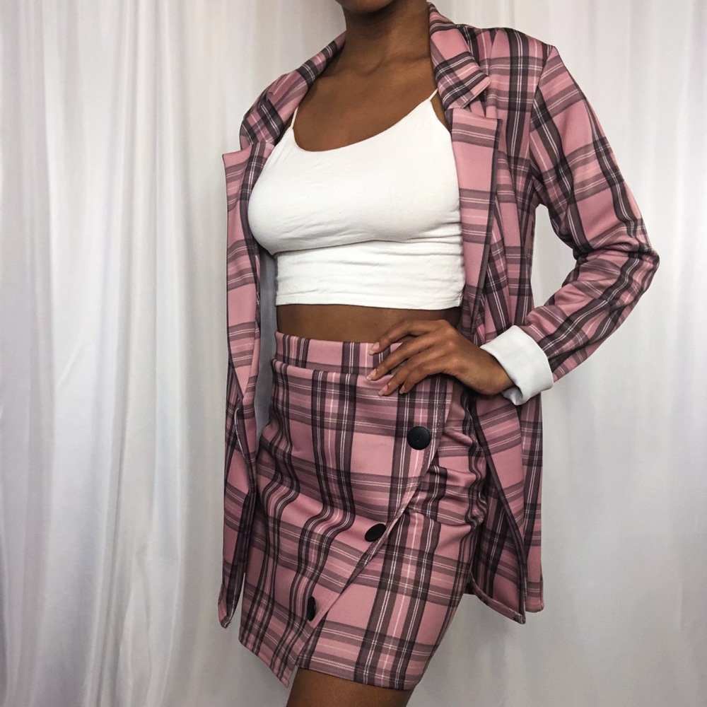 Two Piece Blazer and Matching Skirt
